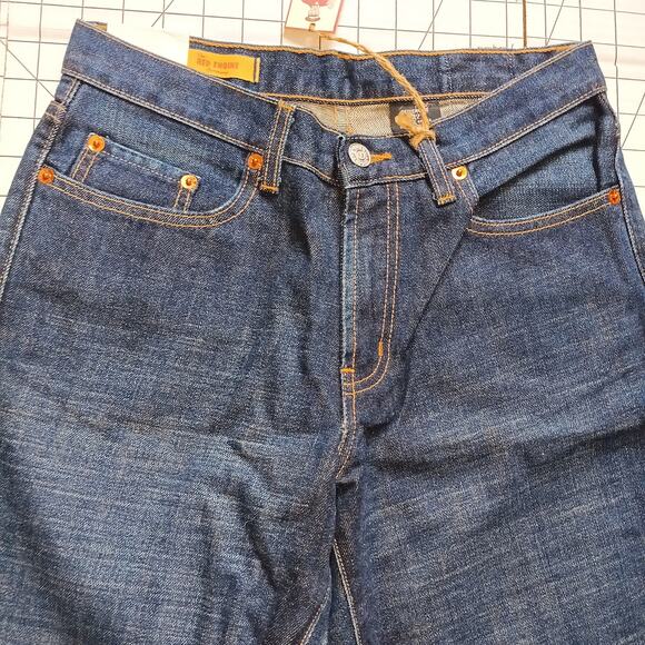 Red Engine Vintage Y2K  Blue Denim Bootcut Jeans NWT  27 - Picture 2 of 16